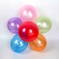 加厚亚光气球100个装婚礼装饰婚房场景布置儿童生日派对结婚用品 [珠光]混色100个 无