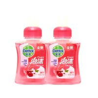 滴露泡沫洗手液樱桃芬芳抑菌泵头滋润温和250ml*2瓶 2瓶(500ml)