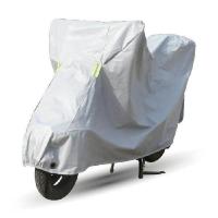 踏板摩托车衣车罩盖车罩电动车车衣车罩电瓶车防雨罩防尘防晒加厚 经典灰色 S码[适合1.6米以下车型]