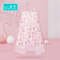 哺乳巾外出喂奶遮挡神器遮羞布盖辣妈款春夏防走光多功能罩衣斗篷 通用 哺乳巾-彩色森林(无纱网)