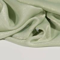 柔绒缎绉古风汉服宋裤马面裙布料 上袄绵绸缎布面料 长衫旗袍布料 52#柳青(1米价)