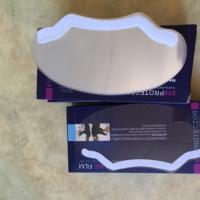 弧形透明美发理发遮面罩剪刘海贴挡脸发廊用品洗头剪发染发遮眼罩 50片装一盒