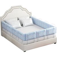 床围栏宝宝防摔防护栏杆儿童安全防掉大床挡板婴儿软包通用床护栏 布套垫子一个 长0.5米床护栏(单个)