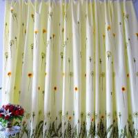 简易窗帘成品特价清仓小窗租房宿舍便宜半遮光短帘半帘窗帘布 自由飞翔 1米宽*2.25米高扣环式一片