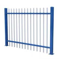 锌钢护栏铁艺安全隔离农村围墙栏杆围栏栅栏庭院小区工厂围墙栏杆 1.0米高3米长2根横杆1米价格