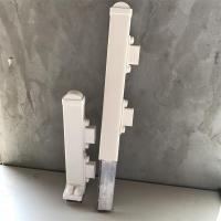 草坪护栏PVC塑钢栅栏绿化围栏花园小区篱笆农村户外园林防护栏杆 30高立柱