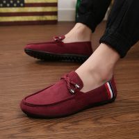 潮男老北京布鞋男单鞋秋季防滑时尚百搭黑色潮流休闲鞋一脚蹬男鞋 009暗红 41