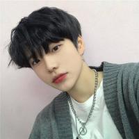 男士补发块假发男式短发韩版帅气前额秃头顶补发片真发中老年真发 自然黑[整顶假发] [收藏]送:小梳子