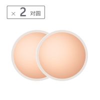 防走光薄款夏季隐形乳贴婚纱学生吊带用防凸点乳头贴硅隐形乳晕贴 2对圆型[高档罐装]