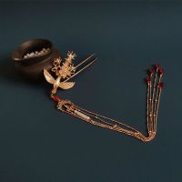 夕幕原创圣母光环汉服发饰古风头饰复古簪子流苏步摇发冠头冠发箍 夕幕簪子一支左右随机