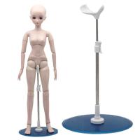 60cm叶子罗丽娃娃展示支架3分4分bjd娃娃金属展架可调节降升通用 金属支架 适合58-60厘米娃娃