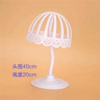 儿童帽子头模 母婴店儿童帽子展示道具假发娃娃头模宝宝模特头 立体式帽托头围40cm