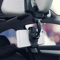 车载手机支架后视镜倒车镜记录仪汽车内通用导航支撑[横竖屏] 后视镜车载支架[升级防抖硅胶夹]