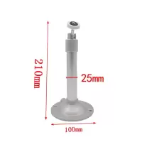 监控伸缩支架监控器家用摄像头支架监控支架铝合金万向吊装支架 20厘米
