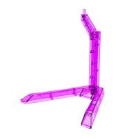 模型支架万代三国SD HG 1/144高达敢达BB适用Q版简易支架多色可选 透明紫SD支架