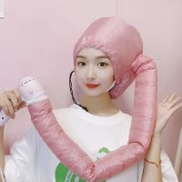 电吹风快速吹干发帽焗油吹风机头套头发烘干便捷女士速干懒人神器 粉色[升级款有固定扣]