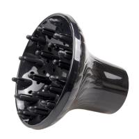 电吹风机筒大风罩吹卷发神器烘干罩子烘发器万能通用造型散风烘罩 炫美黑色加厚耐热(无)