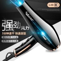 电吹风机发廊理发店强风大功率速干冷热风不伤发家用吹风筒 金色