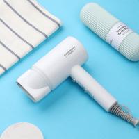 夏日阳光家用恒温速干大风力冷热风静音护发滋养吹风机电吹风风筒 [白色]