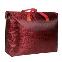 牛津布16斤被子收纳袋巨无霸大容量学生打包行李袋搬家衣物整理袋 酒红色普通款 加厚小号(53*46cm)