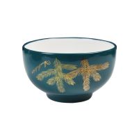 高档碗碟盘套装家用组合餐具家庭套装碗盘子套装16头祖母绿餐具 完美无缺 4.5英寸芝士碗4个装