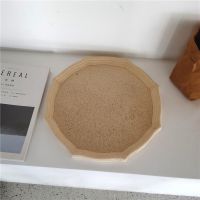 ins风北欧原木菱形托盘客厅茶几果盘果盆学生拍照道具民宿摆件盘 菱形托盘