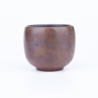 私人订制百家姓陶瓷刻字功夫茶单杯小茶杯姓氏陶瓷器单个喝茶泡茶 坭兴陶姓氏杯-素面