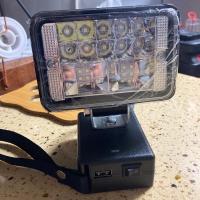 大艺款,牧田款,南威款使用工作灯,应急灯,单独开关带usb手机充电 大艺款(不含电池)