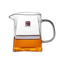 品一恒公道杯加厚耐热玻璃公道杯茶漏套装大容量分茶器 家用 C-200F