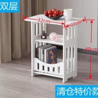 简易小桌子沙发边几迷你方桌客厅简约茶几床边收纳柜卧室小床头柜 A款方桌