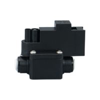 净水器配件电磁阀 2/3/4分快接DC12V 24V快接进水18S组合阀 配件 高压开关