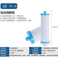 颂福净邦厨房家用子母机净水器通用子机烧结炭滤芯钻化复合碳芯 插口-平脚款