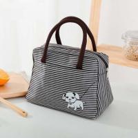 新款防水便当包女包饭盒妈咪包手提饭盒包帆布包小包手提包 88款黑色