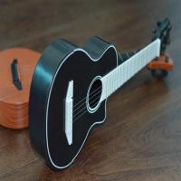 儿童吉他新手初学小吉他 可弹奏尤克里里仿真儿童乐器音乐玩具 黑色