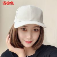 带帽子假发一体鸭舌帽波波头时尚Bobo头短发春夏甜美可爱女孩 米白色帽子+浅棕色假发