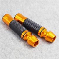 摩托车手把胶车把套踏板车福喜鬼火改装车把油门转把手把套车把杆 酒杯手把金色