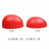 手织头模 手勾练习半头模特 制作假发发块网底发网修补工具模具 塑胶款红色(小号) 头模(送图钉)