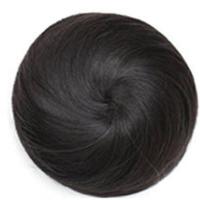 直发包丸子头发圈直发包蓬松丸子头盘头神器花苞头夏季新娘直发包 自然黑