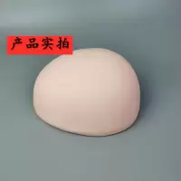 手织假发半头制作手钩假发头模插支架织发手勾假发工具塑胶模特头 肤色头模
