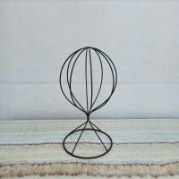 铁艺帽子架 展示架帽托家用儿童帽撑收纳落地简易成人帽架 黑色