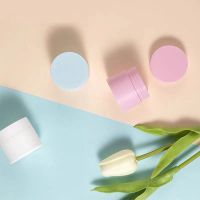 磨砂白渐变色真空旅行分装瓶套装按压式喷雾瓶便携乳液小空瓶子 粉色20g