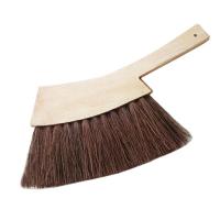 手工实木棕刷山棕刷子环保棕毛全棕扫窗台清洁刷防静电炒茶刷子 小号实木木柄棕刷(13*20)