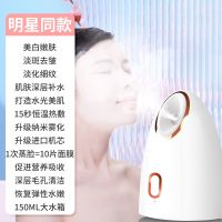 金正热喷家用美容仪器纳米加湿补水仪美容仪洁面保湿喷雾机蒸脸器 优雅白[美容款] 普通款/80ML-小喷雾