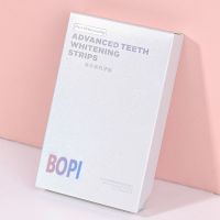 BOPI美白牙贴美白去黄速效牙黄变白美牙贴bop学生美白神器牙白贴 经典口味[椰椰清香]1盒