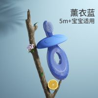 宝宝牙刷一岁半婴幼儿硅胶乳牙刷婴儿0-1-2-3岁4儿童刷牙神器软毛 薰衣蓝[收藏送收纳盒]