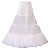 lolita裙撑洛丽塔日常软纱撑玻璃纱可调节长度云朵棉花糖撑蓬蓬裙 68cm底部4层纱撑