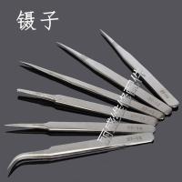 ST镊子 ST-10/11/12/13/14/15 不锈钢高精密镊子尖头弯嘴扁嘴镊子 ST-10