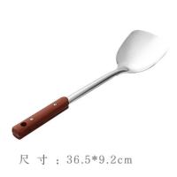 不锈钢锅铲套装漏勺汤勺家用加厚长柄厨具勺子炒菜铲子厨具四件套 电木手柄[锅铲]