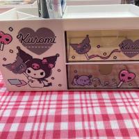 日系库洛米化妆刷收纳盒玉桂狗笔筒学生文具桌面抽屉收纳可爱少女 库洛米一个