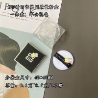 散粉分装空盒10g送粉扑高档弹力网蜜粉盒空盒胡椒粉分装盒子 迷你纪梵空盒送粉扑贴纸